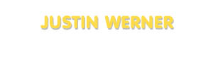 Der Vorname Justin Werner